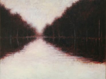 “The river”, 80 x 100 cm, acrylics on canvas, 2014