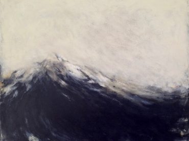 “Swelling sea”, acrylics on canvas, 40 x 50 cm, 2018