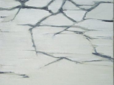 “Waterlines (Invierno)”, 60 x 50 cm, oil on canvas, 2008
