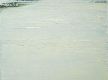“Creek (winter)”, 50 x 40 cm, oil on canvas, 2009
