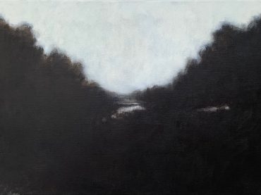 “Paysage Ardennais”, acrylic on canvas, 40 x 60 cm, 2022