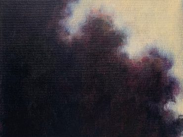 “Towards evening”, acrylic on canvas, 30 x 24 cm, 2023